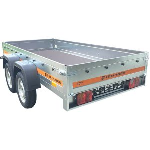 Remorque basculante double essieu TEMA 263X125cm