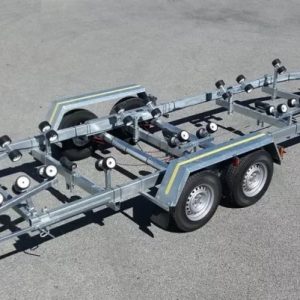 Remorque NAVICA porte bateau double essieu