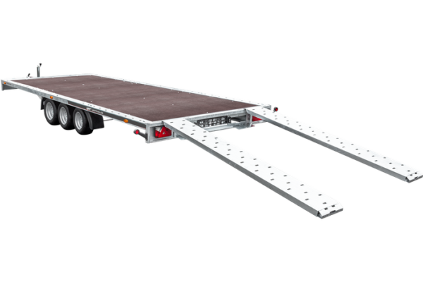 Dépanneuse UNITRAILER UNIPLAT 600/3 S à trois essieux 600×215 3500 KG