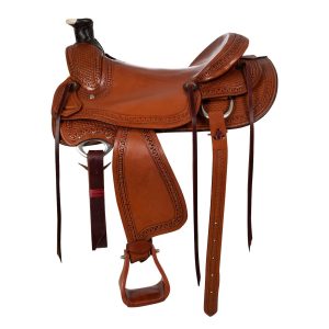 Selle western Wade avec embossage panier McBryan